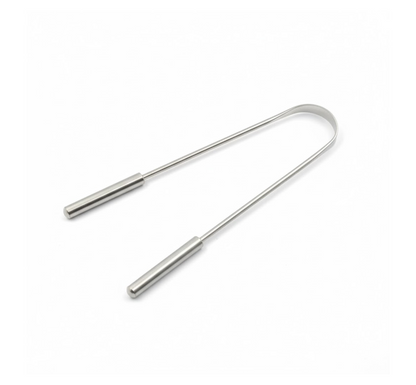 Tongue Cleaner For Kids & Adults | Tongue Scraper For Bad Breath, Maintain Oral Hygiene for Daily Use | for Fresh Breath & Bacteria Removal | Improved Taste (Steel, Copper, Tongue Cleaner / 1 Pc)