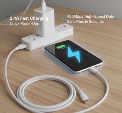 Fast Charging For Android & Data Transfer, Long Micro Cable (1000 Mm)