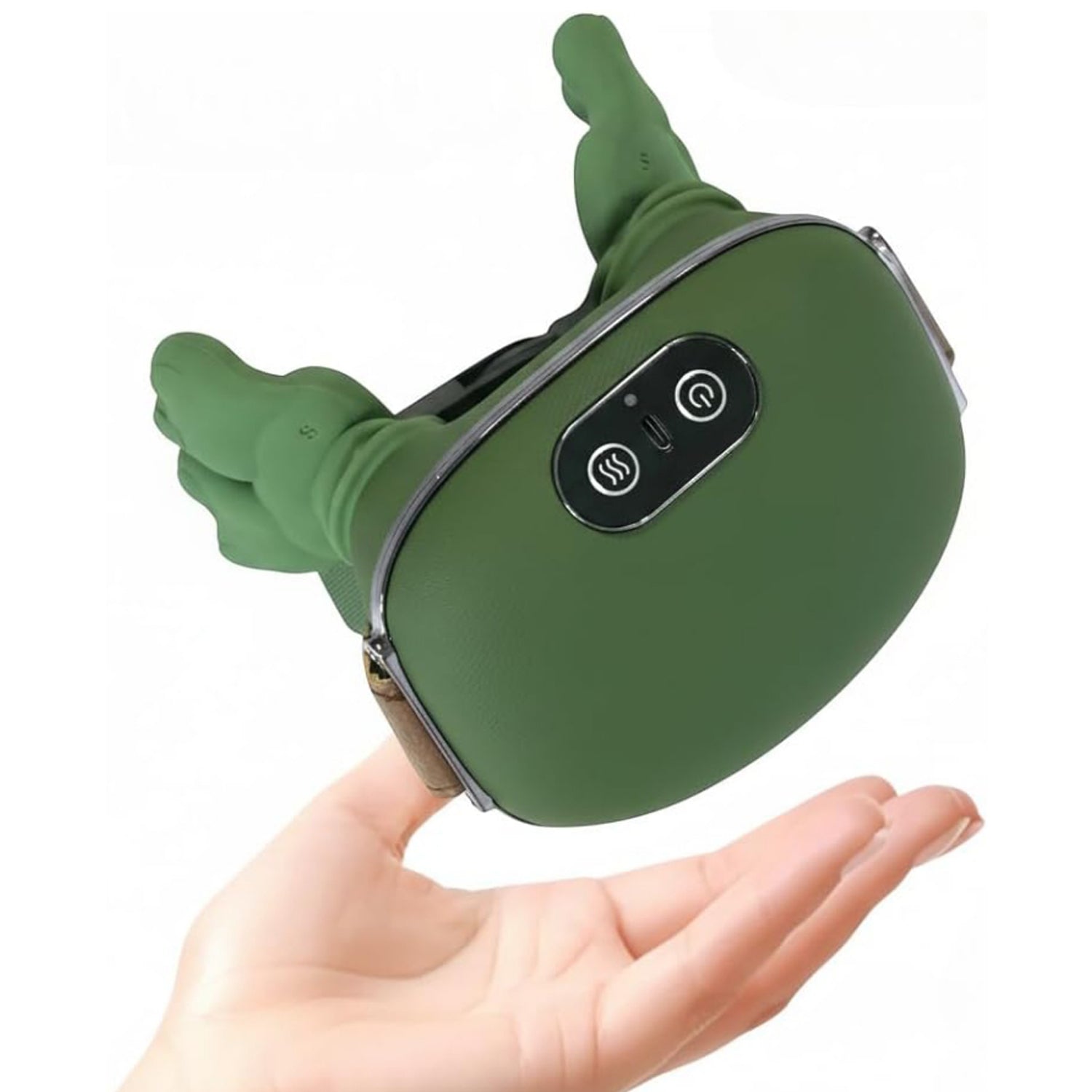 Green Neck and Shoulder Massager with Heat - Image 5