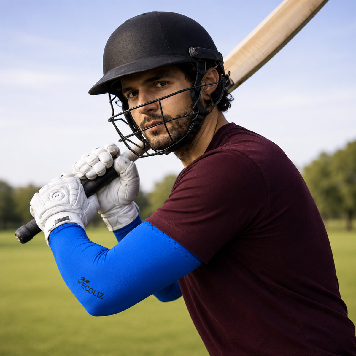 Cooling arm sleeves for cricket and sports
