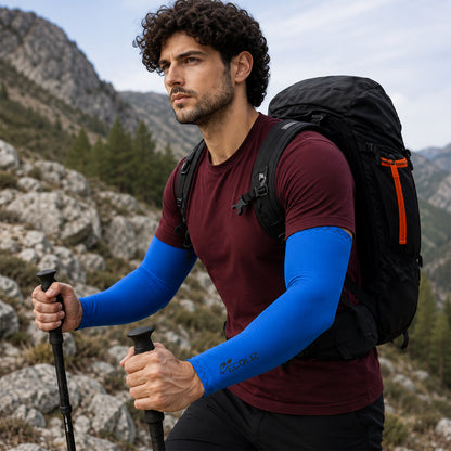 Protective arm sleeves for outdoor activities
