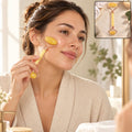 Dual Ended Facial Roller Massager for Face Neck and Under Eye Skincare Routine