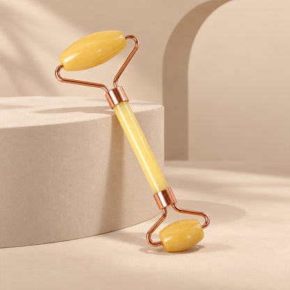 Facial roller close-up view