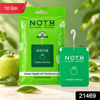 Green Apple Hanging Air Freshener Gel – Long Lasting Fruity Fragrance