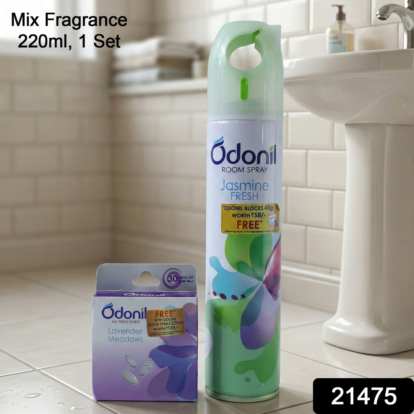 home fragrance spray and freshener blocks combo pack