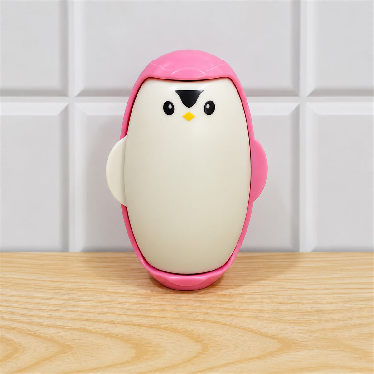 Pink Penguin Reusable Lint Roller
