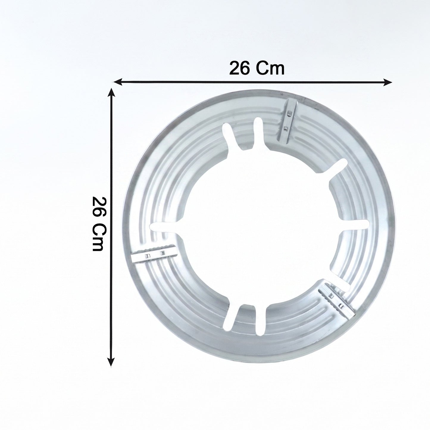 Gas Stove Burner Stand, Stainless Steel Wok Support Ring and Trivet (1 Pc)