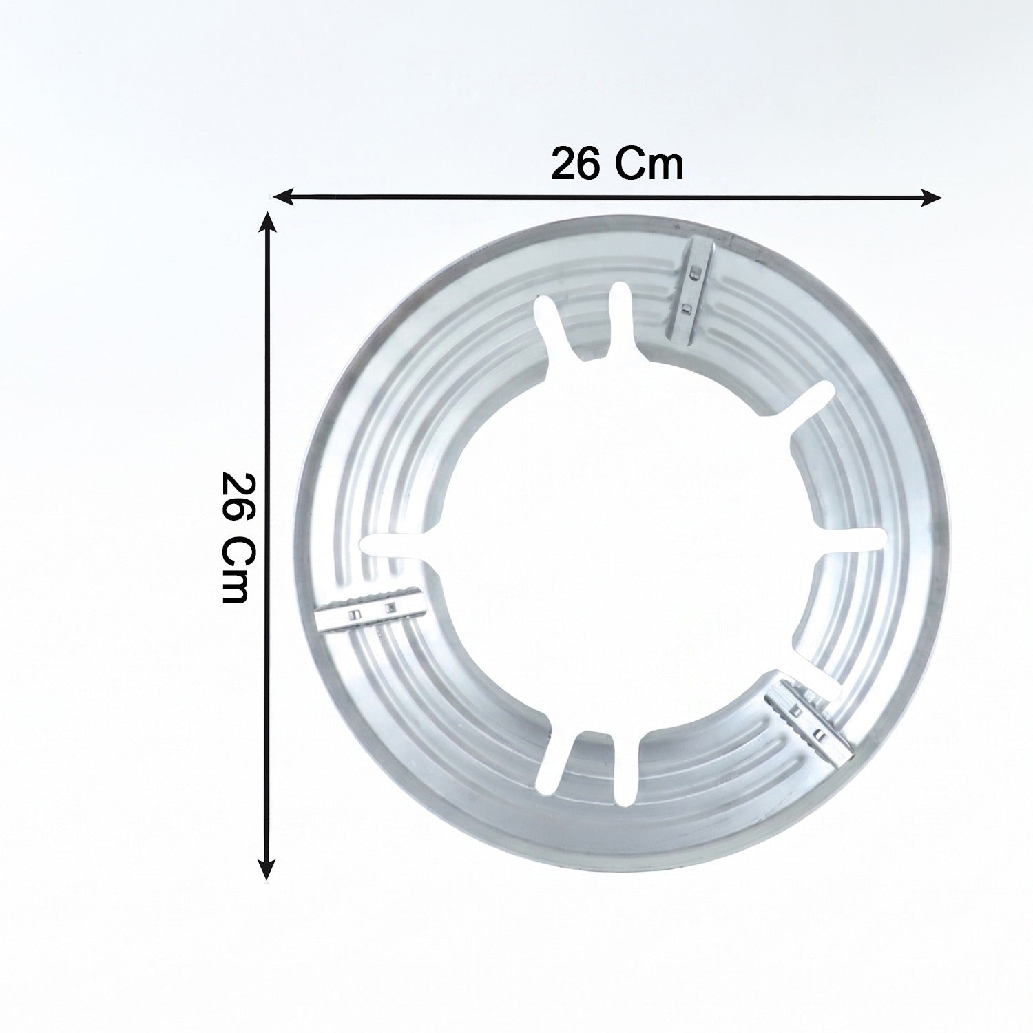 Gas Stove Burner Stand, Stainless Steel Wok Support Ring and Trivet (1 Pc)