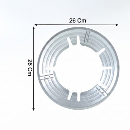 Gas Stove Burner Stand, Stainless Steel Wok Support Ring and Trivet (1 Pc)
