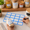 Self-Adhesive Label Stickers – Durable Rectangular Sheets for Organizing