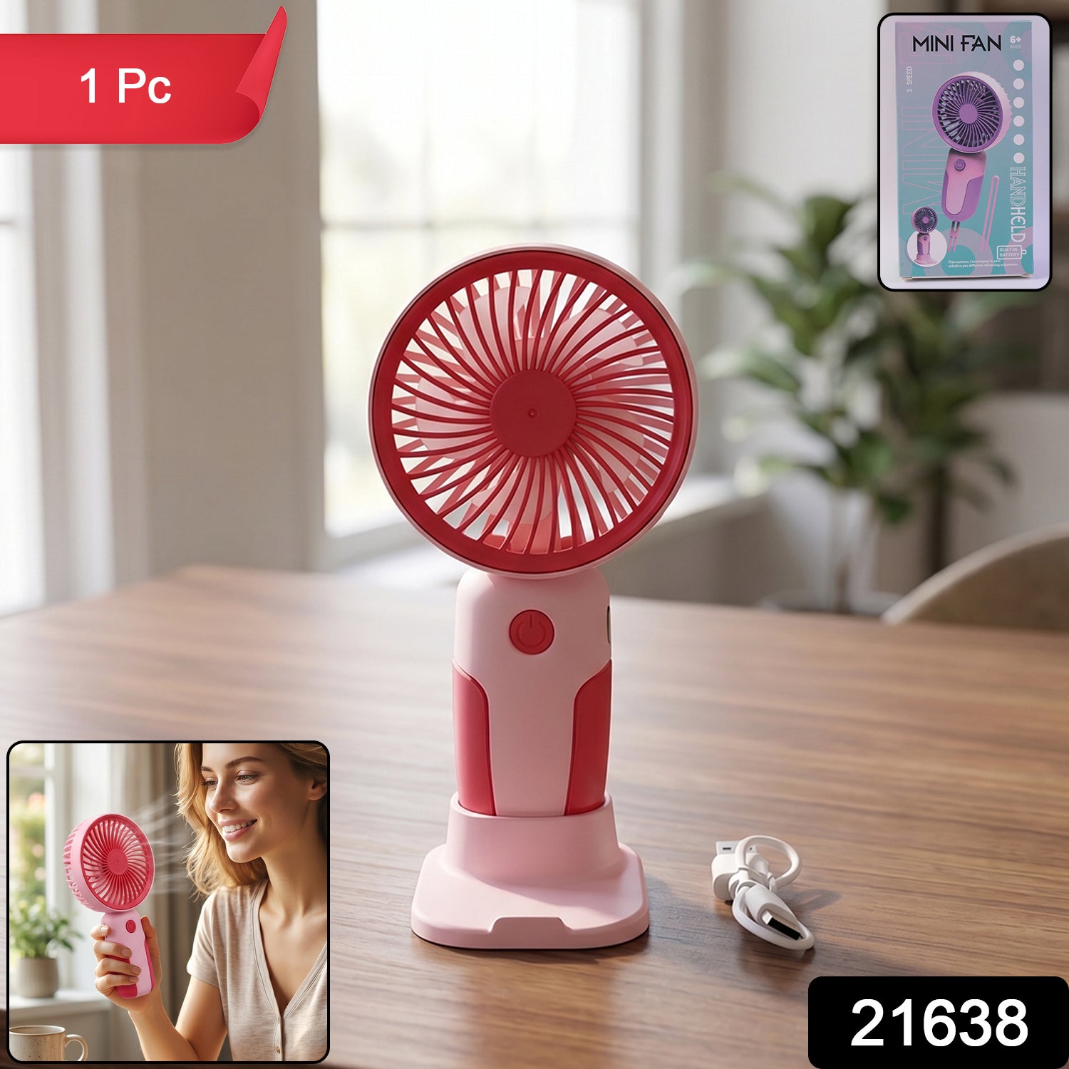21638 mini handheld fan sku