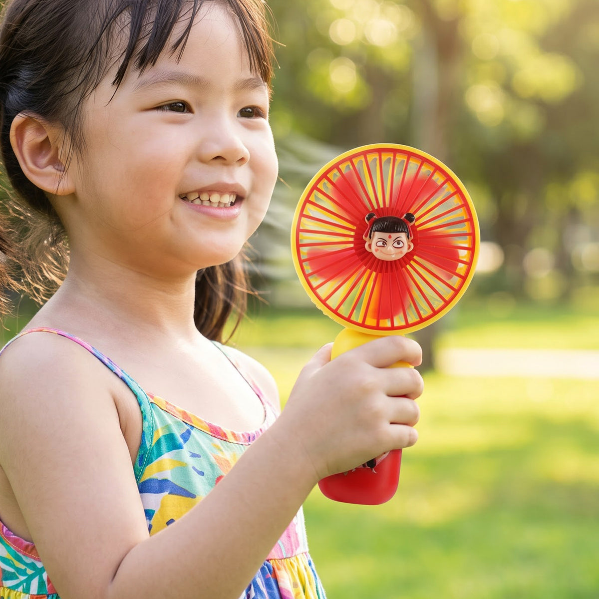 Portable mini fan for personal cooling