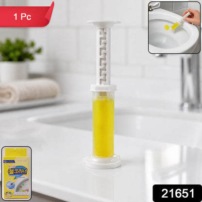 Toilet Gel Cleaner with Box Flower-Shaped Bowl Cleaner for Fresh Bathroom (1 Pc)