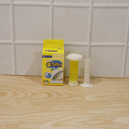 Toilet Gel Cleaner with Box Flower-Shaped Bowl Cleaner for Fresh Bathroom (1 Pc)