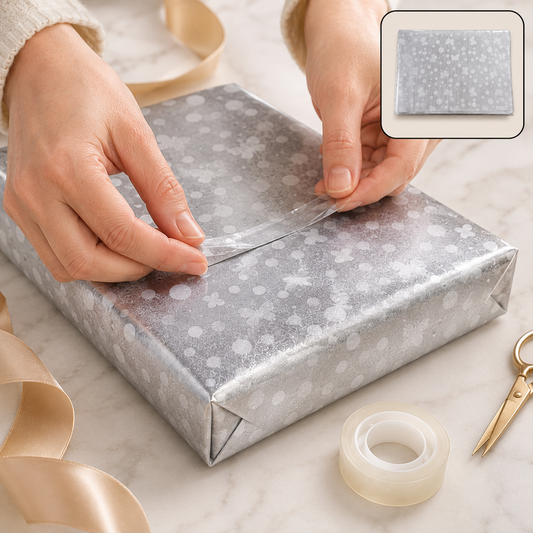 Silver Decorative Gift Wrapping Paper Sheets – 20 Pieces Premium Pack