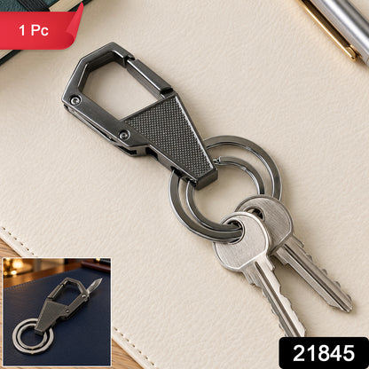 Heavy Duty Metal Key Holder – Durable Swivel Carabiner Clip