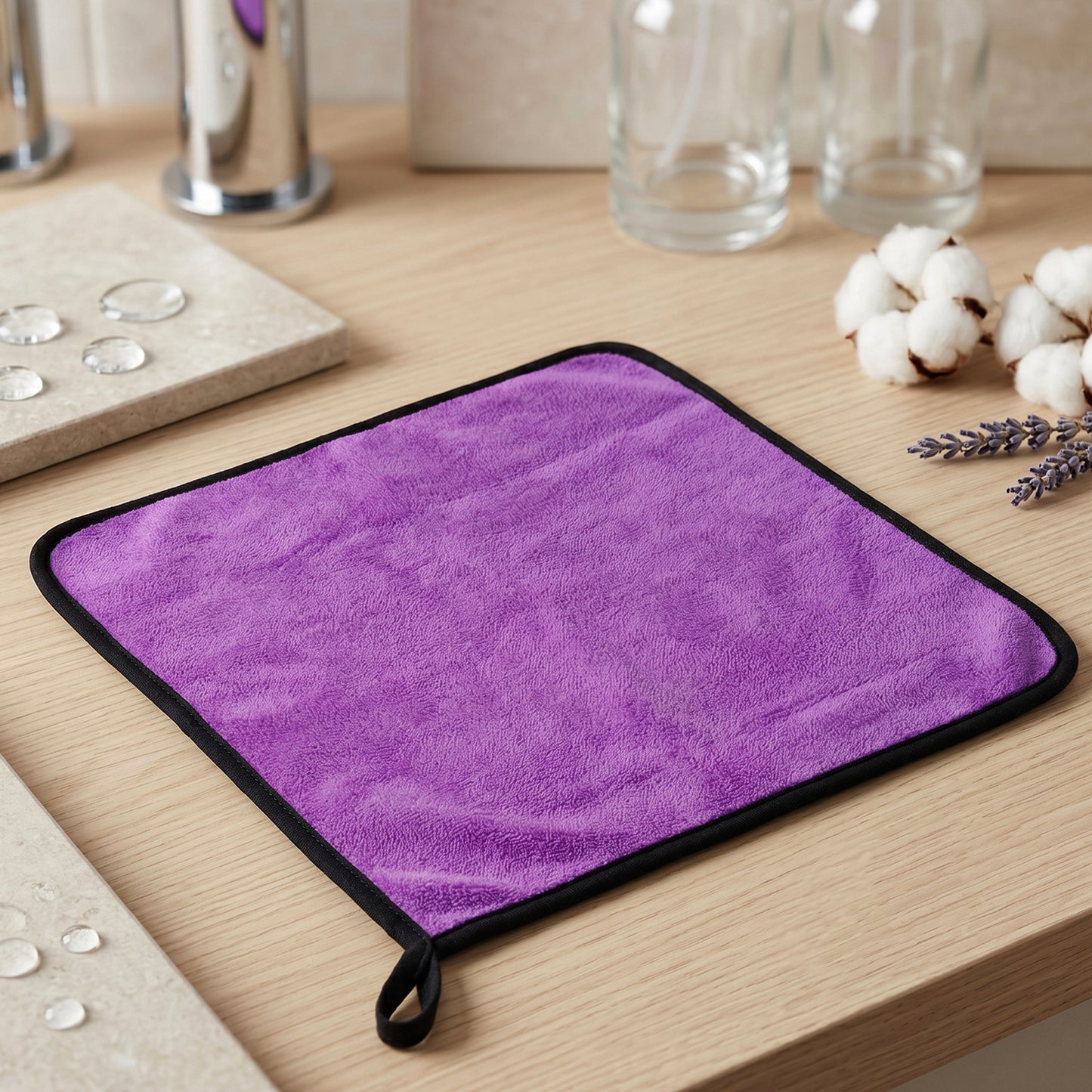 Purple Soft Microfiber Cloth