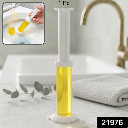 Toilet Gel Cleaner Long-Lasting Flower-Shaped Bowl Cleaner for Fresh Bathroom (1 Pc)