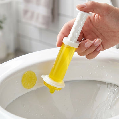 Toilet Gel Cleaner Long-Lasting Flower-Shaped Bowl Cleaner for Fresh Bathroom (1 Pc)