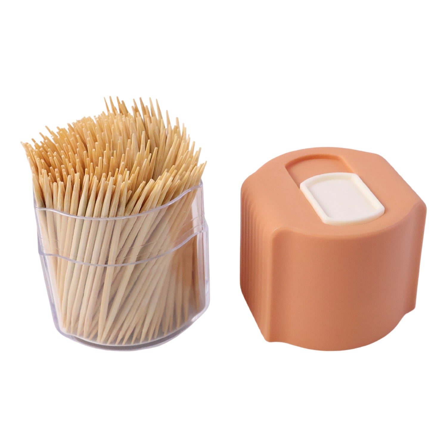 Toothpick Dispenser Box Set Automatic Pop-Up Holder for Dining Table (1 Set)