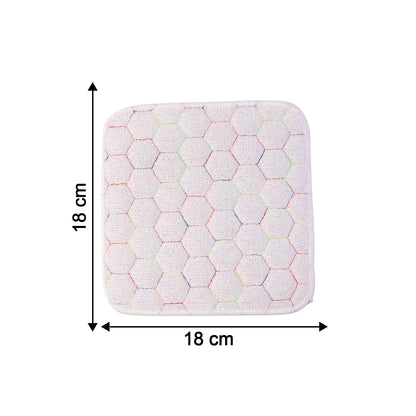 Dish Washing Scrub Pad Heavy Duty Kitchen Scrubber for Utensils Pots 18x18cm (1 Pc)