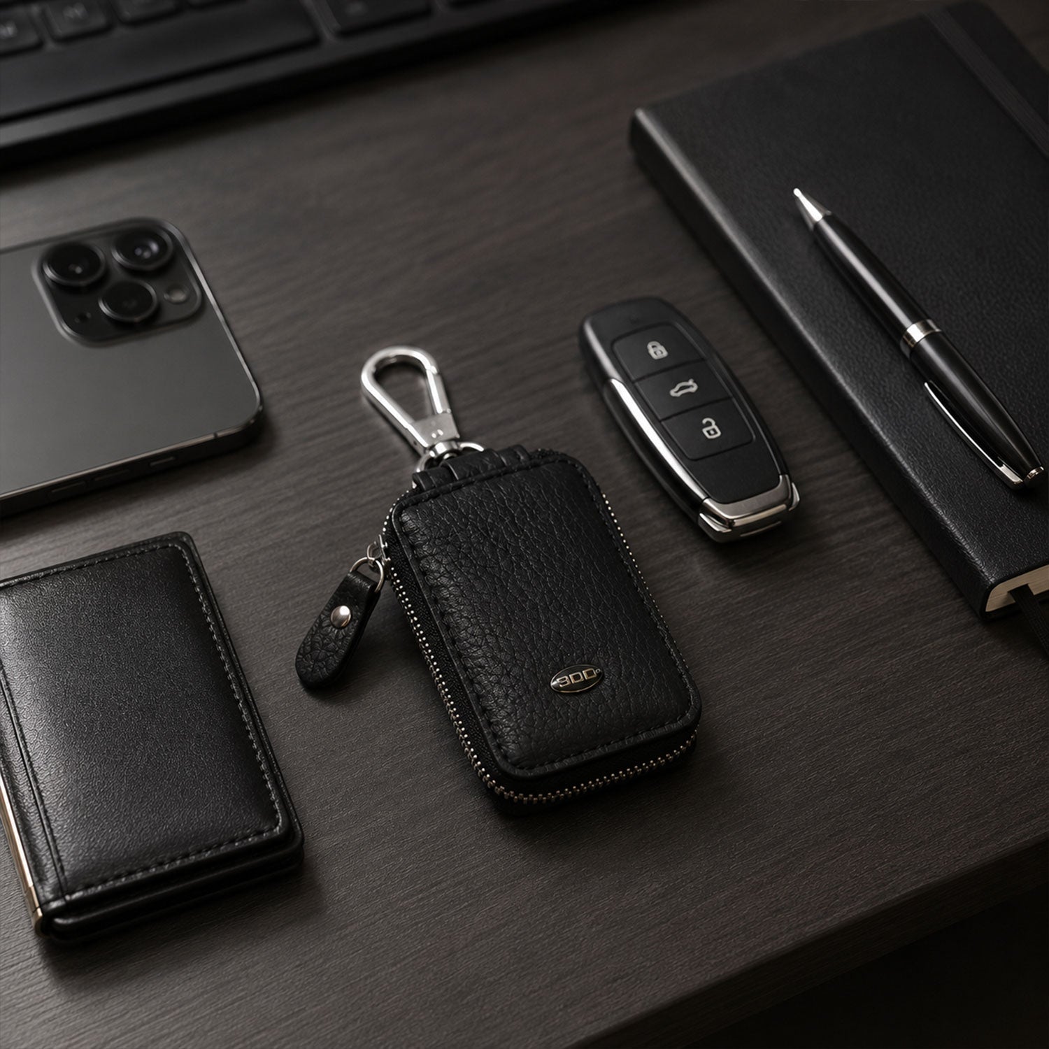 21979 leather car key case no sku