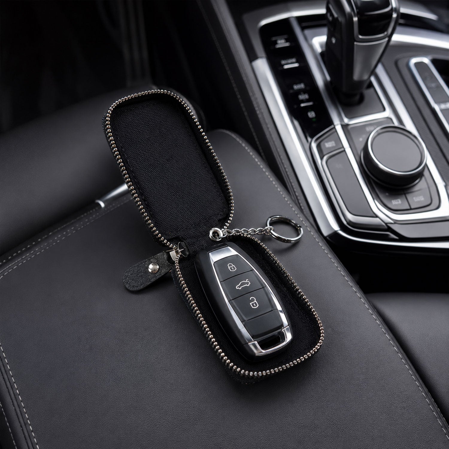 21979 leather car key case product