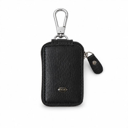 21979 leather car key case white background