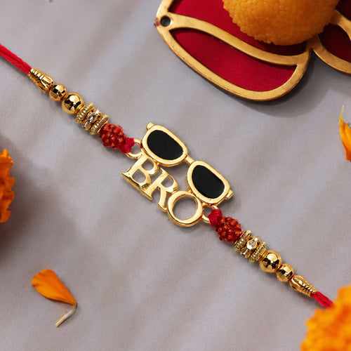 Cool Bro Rakhi for brother displayed against a festive background, perfect for Raksha Bandhan celebrations.
