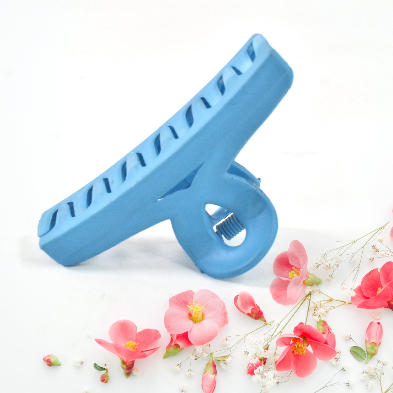 Plastic Hair Clamp Grip, Simple Matte Hair Barrette Clamp (1 Pc)