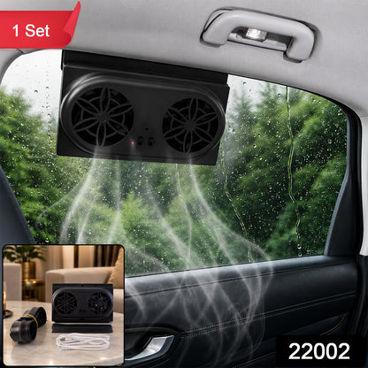 22002 solar car ventilation fan SKU image