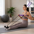 Pilates Bar with Resistance Bands – Full-Body Home Workout Kit