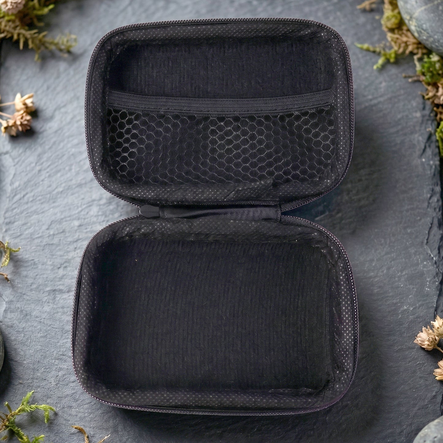 Travel Storage Case open and empty
