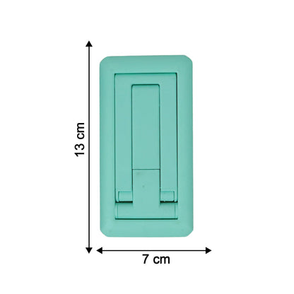 Foldable Plastic Mobile Phone Holder Stand Adjustable Desk Stand for Office (1 Pc)