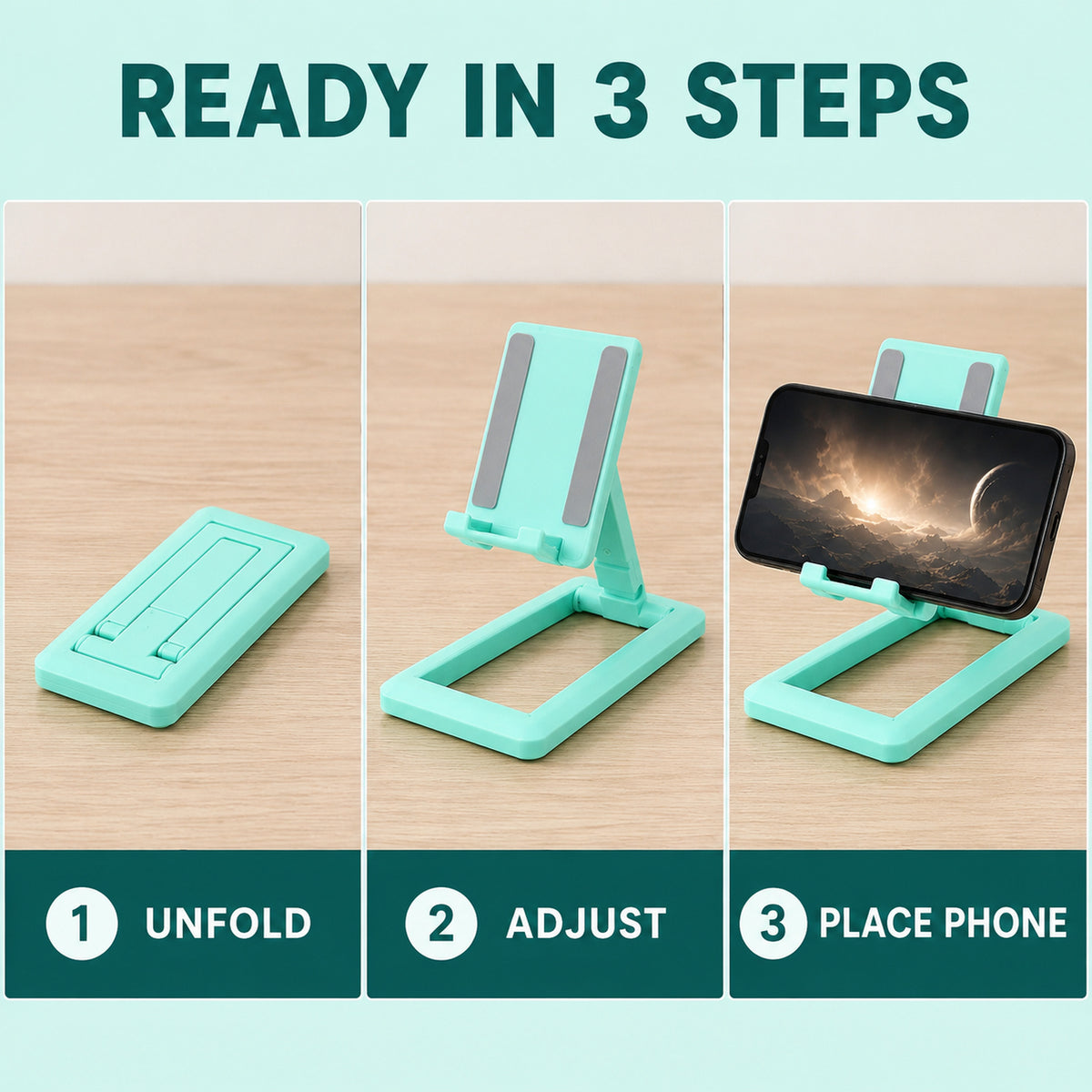 22010_foldable_pla_mobile_phone_holder_stand_no1 usage-guide