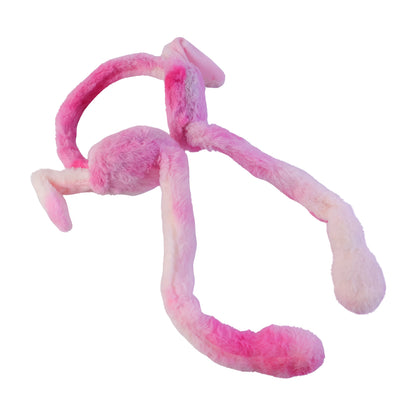 Plush LED earmuffs on white background