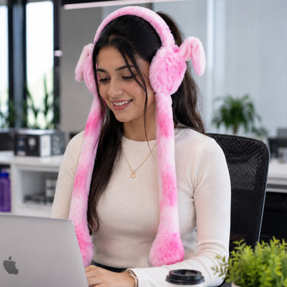 Plush winter earmuffs casual use