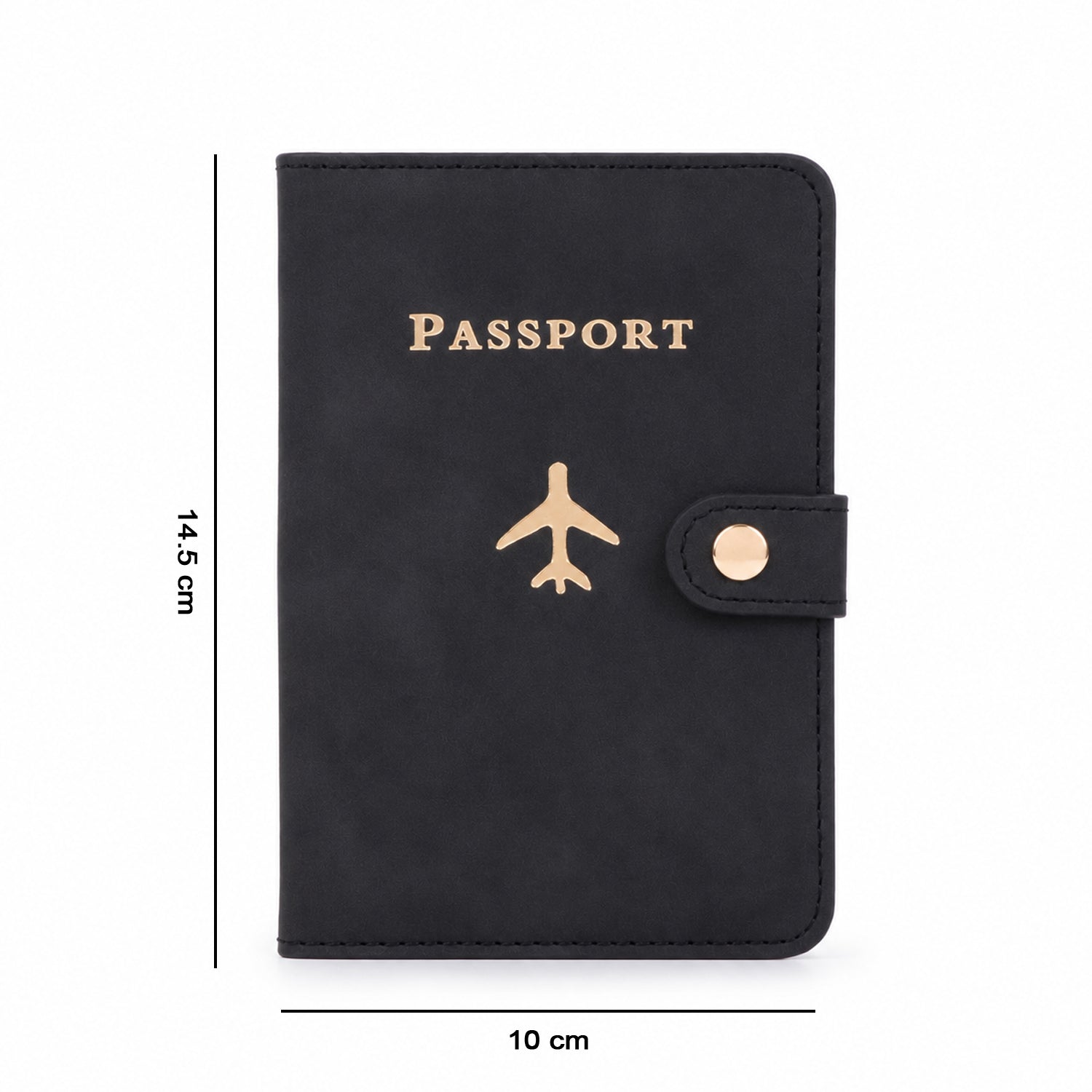 Slim compact passport holder wallet in mix design