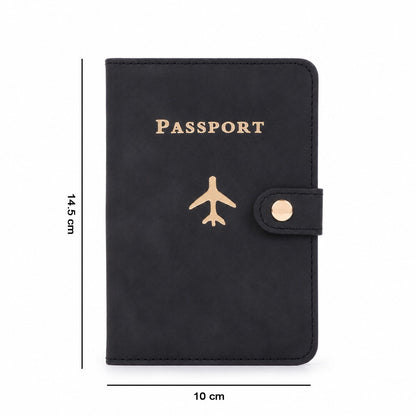 Slim compact passport holder wallet in mix design