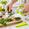 Multipurpose Kitchen Scissors with Cover and Bottle Opener (1 Pc)