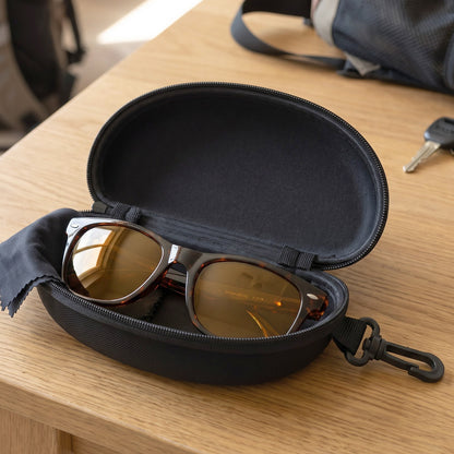 Zipper sunglasses case product view