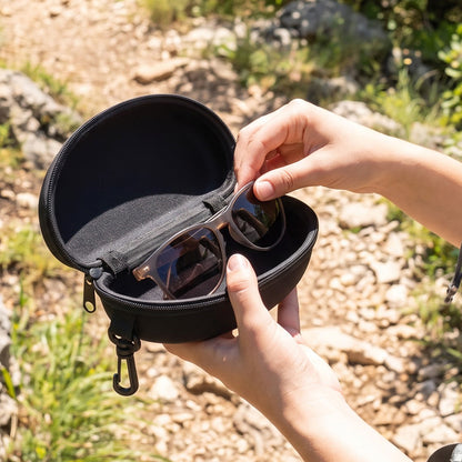 Protective eyewear case detail