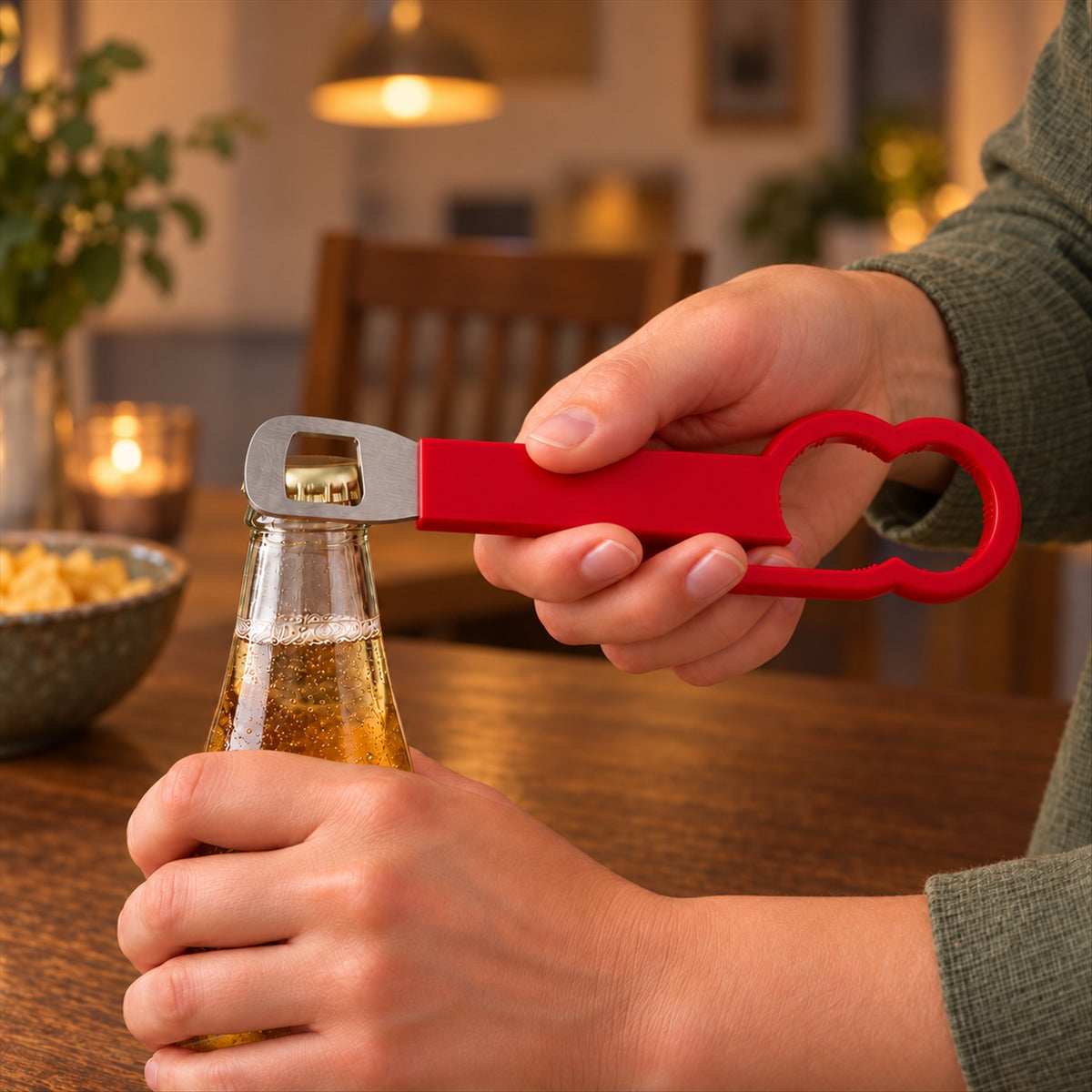 3 in 1 bottle cap opener - bottle opening