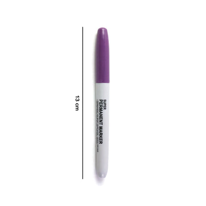 Mix Color Permanent Marker Pen Waterproof Quick Dry for Office School (1 Pc)