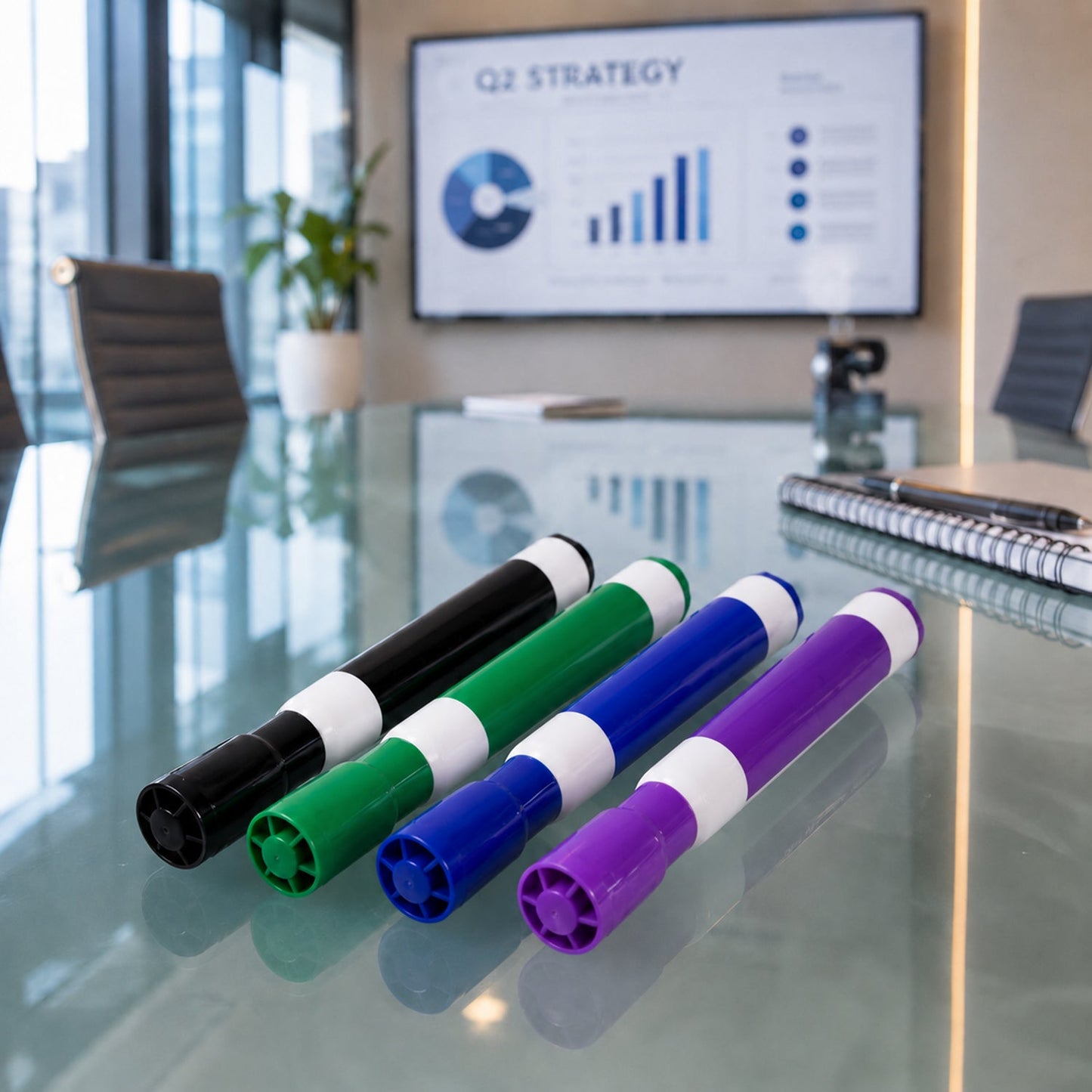 Mix Color Dry Erase Marker Pen for Whiteboard Office School Classroom (1 Pc)