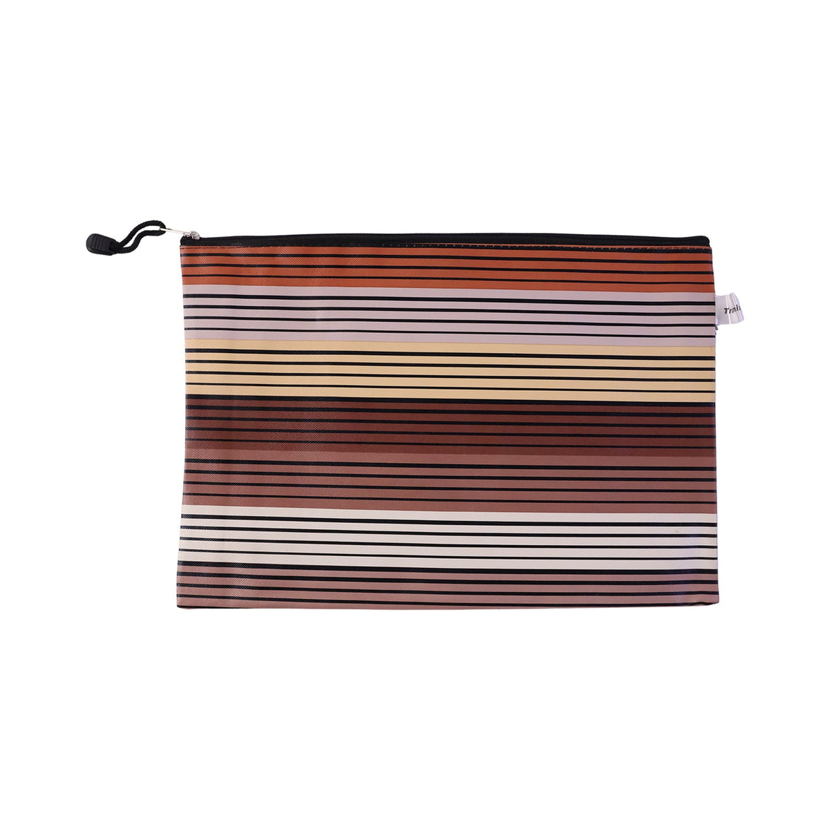 Stylish striped file bag for office and school use
