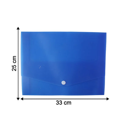 Size and dimensions of waterproof A4 plastic document folder