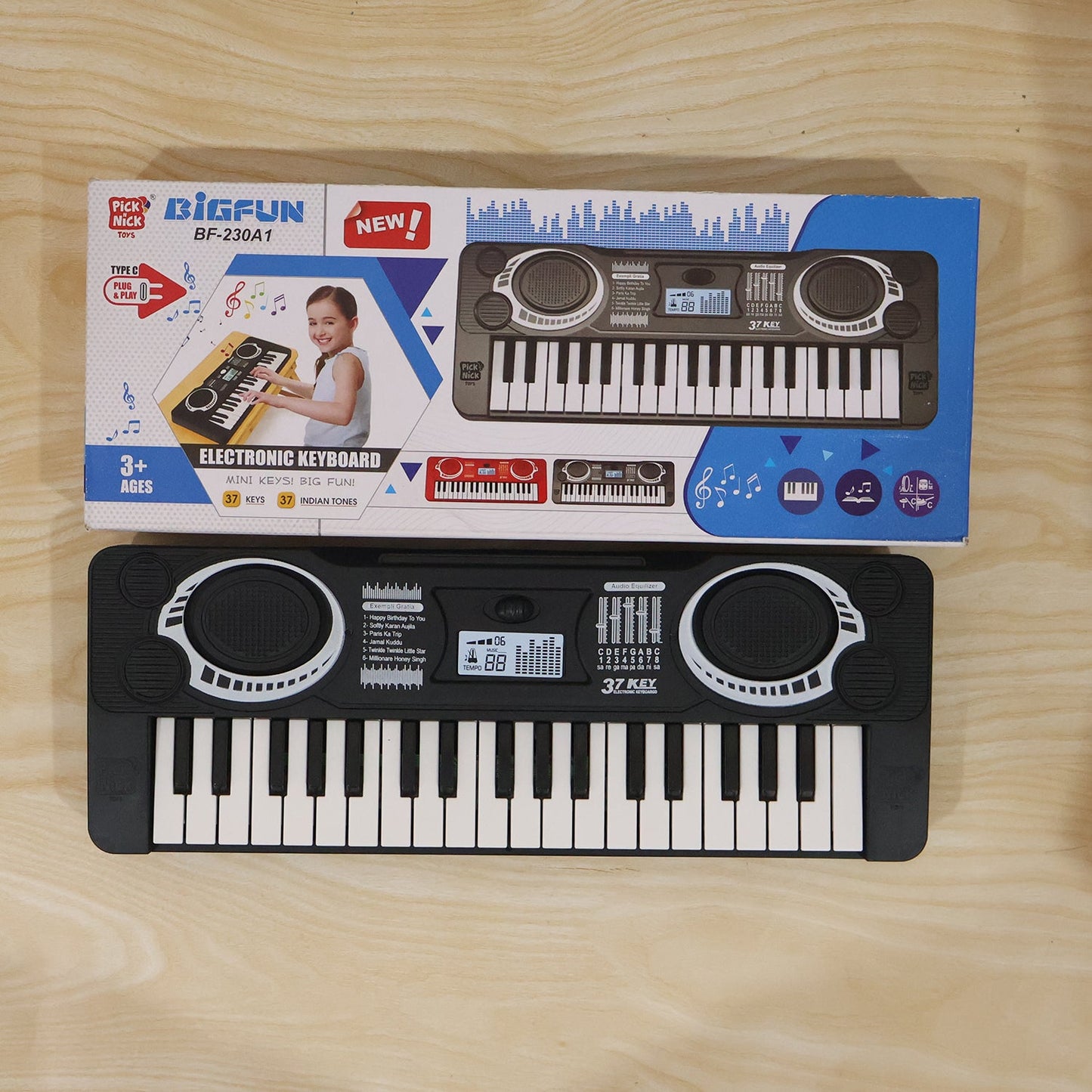 Electronic Musical Keyboard Toy for Kids with Multiple Sounds Mini Piano (1 Pc)