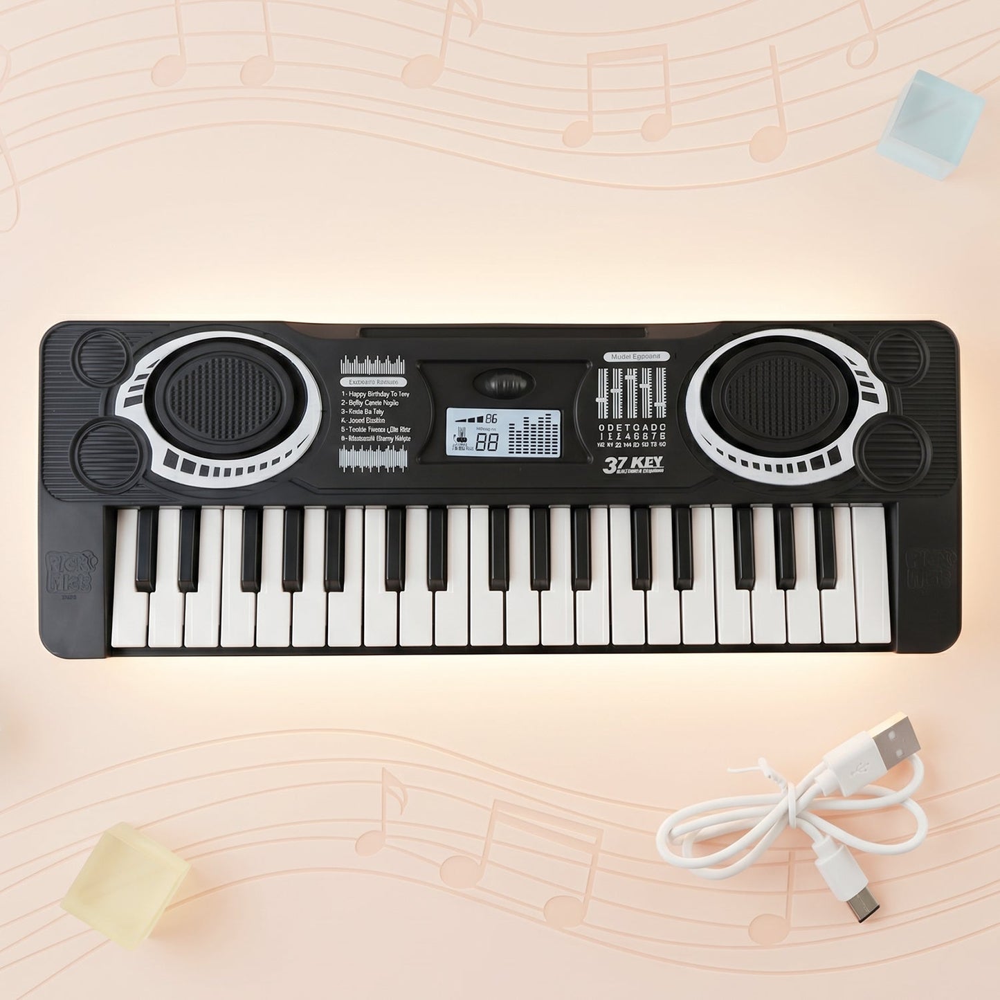 Electronic Musical Keyboard Toy for Kids with Multiple Sounds Mini Piano (1 Pc)