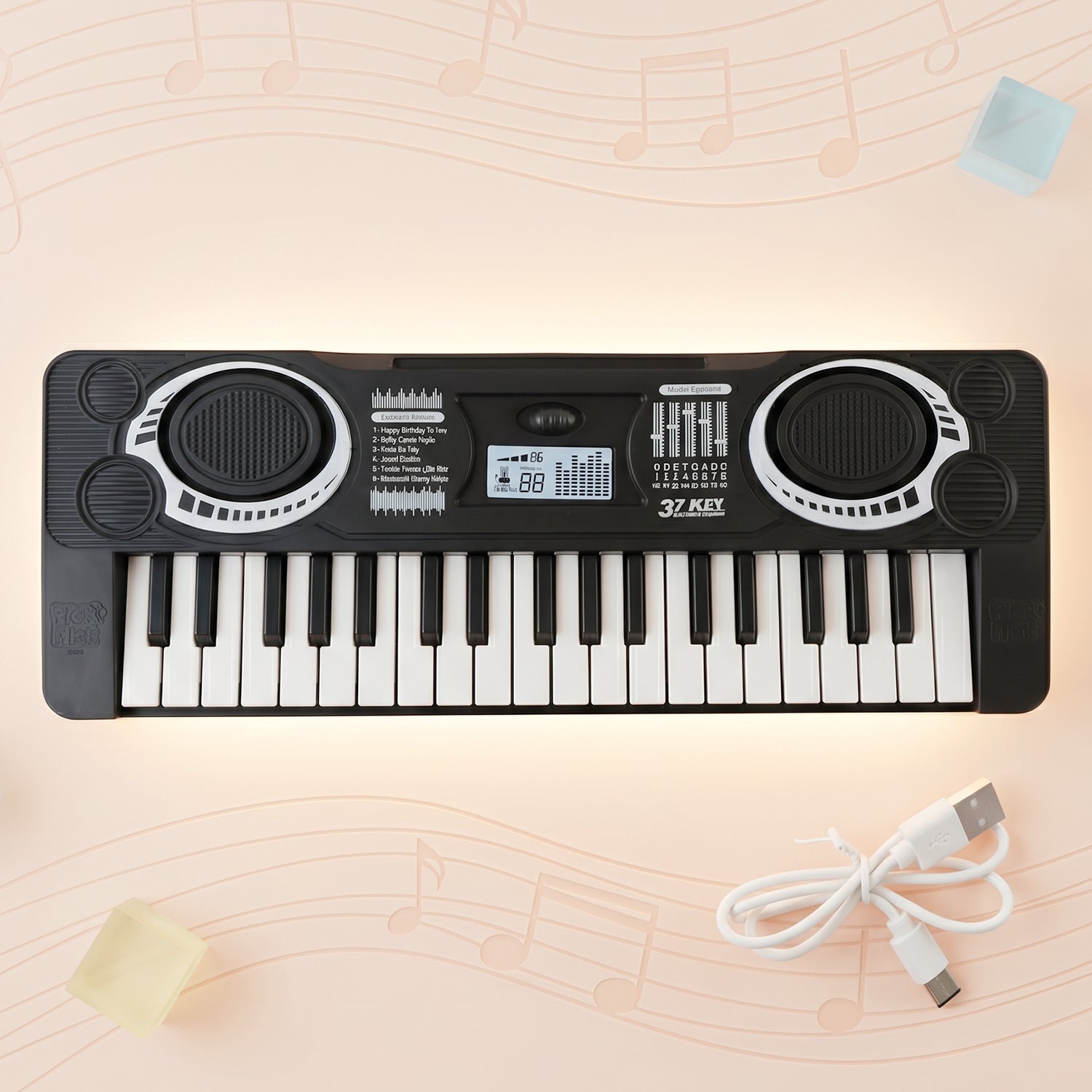 Electronic Musical Keyboard Toy for Kids with Multiple Sounds Mini Piano (1 Pc)